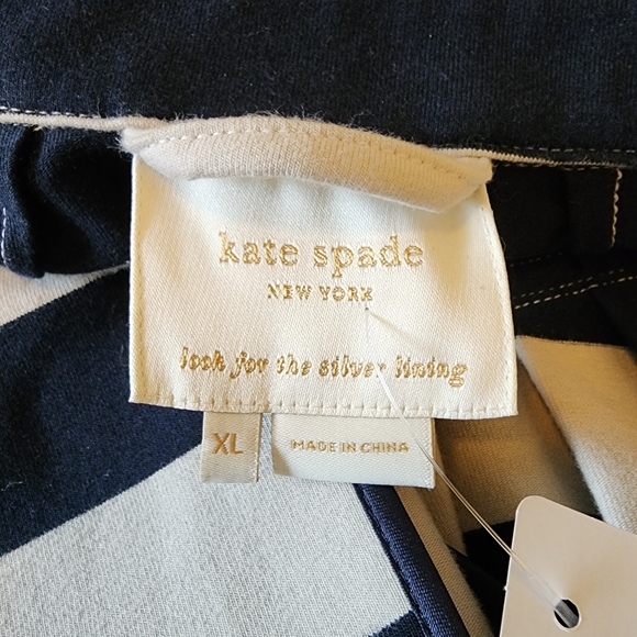 Sold Other Platform! Kate Spade Coat/Jacket Pleats Bow Belted Gold Buttons - Picture 10 of 13